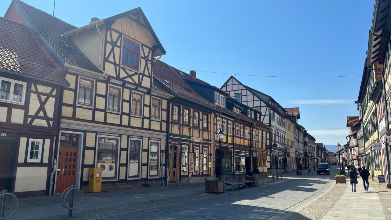 Ferienwohnung Wetzig W2 - Breite Strasse 104 韦尼格罗德 外观 照片